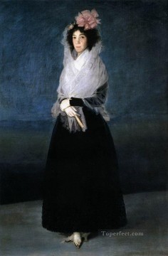 Francisco goya Painting - La Marquesa de la Solana retrato Francisco Goya